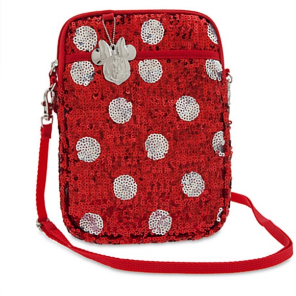 Disney Handbags - DISNEY Minnie Mouse Red Polka Dot Crossbody Bag